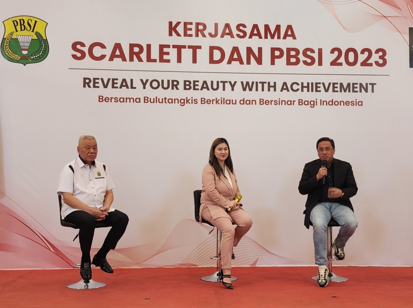Dukung Atlet Bulu Tangkis, Scarlett Perpanjang Kemitraan dengan PBSI