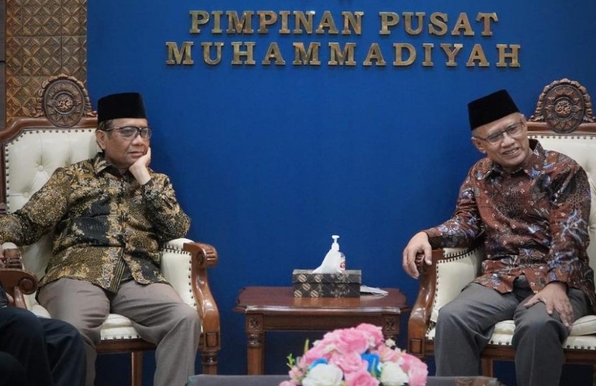 Menkopolhukam Kunjungi Muhammadiyah, Bahas Pemilu hingga Korupsi