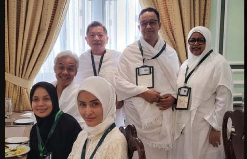 Momen Ganjar dan Anies Bertemu di Mekkah, Imam Shamsi: Adem