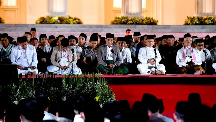 Dzikir dan Doa Kebangsaan, Wapres Ma'ruf Amin: Jaga Persatuan dan Saling Menguatkan