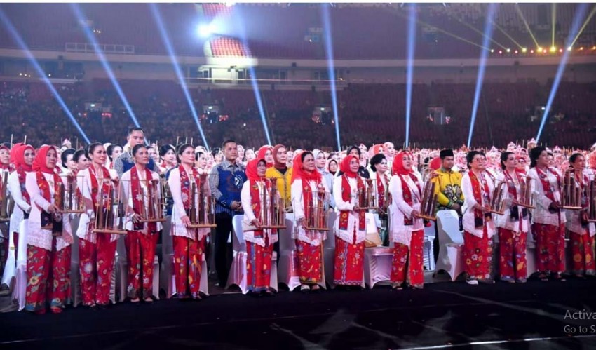 Pergelaran Angklung 15.000 Orang Pecahkan Guinness World of Record