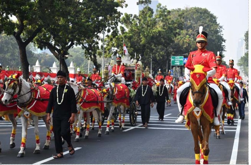 Kirab HUT Kemerdekaan, Ki Jaga Rasa Kawal Bendera Pusaka