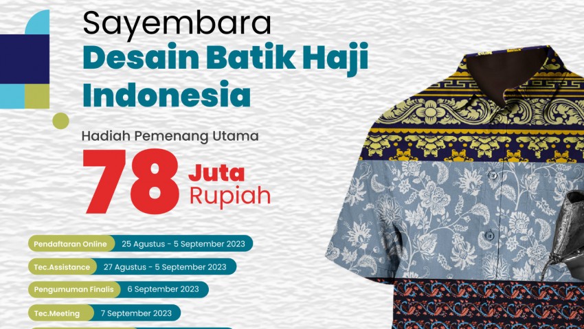 Ikuti Sayembara Desain Batik Haji Indonesia, Simak Ketentuannya