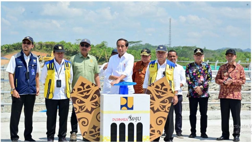 Pembangunan Bendungan Sepaku Semoi Hampir Selesai, untuk Penuhi Air Baku IKN