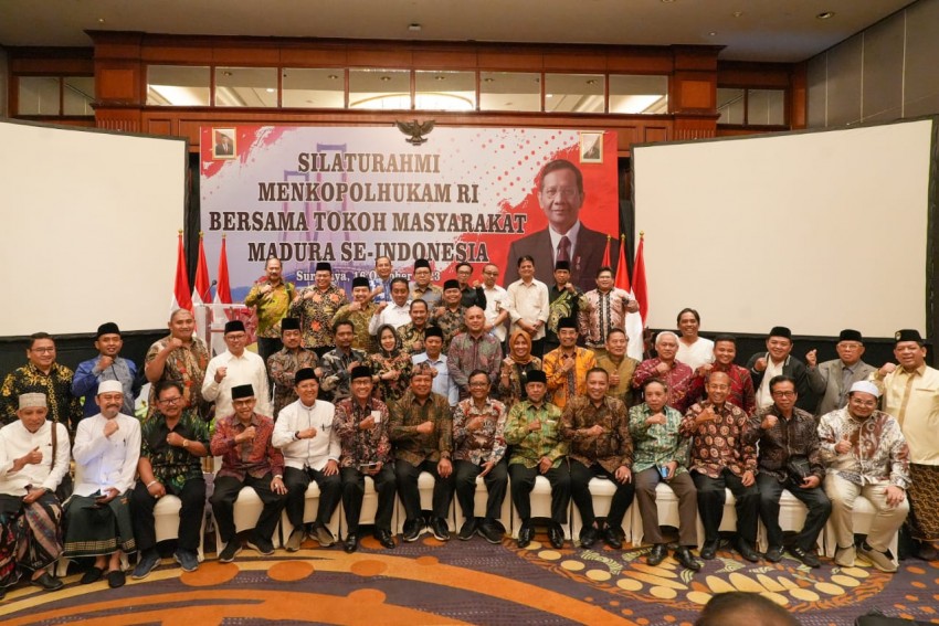 Tokoh Madura se-Indonesia Deklarasi Pemilu Damai Bersama Mahfud MD