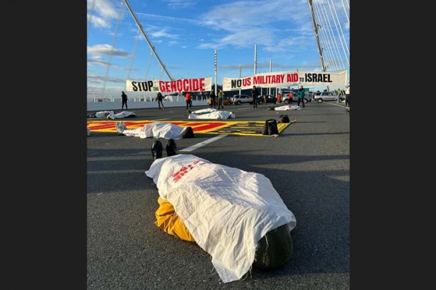 Aktivis Amerika Blokir Jembatan San Francisco, Tuntut Gencatan Senjata di Gaza