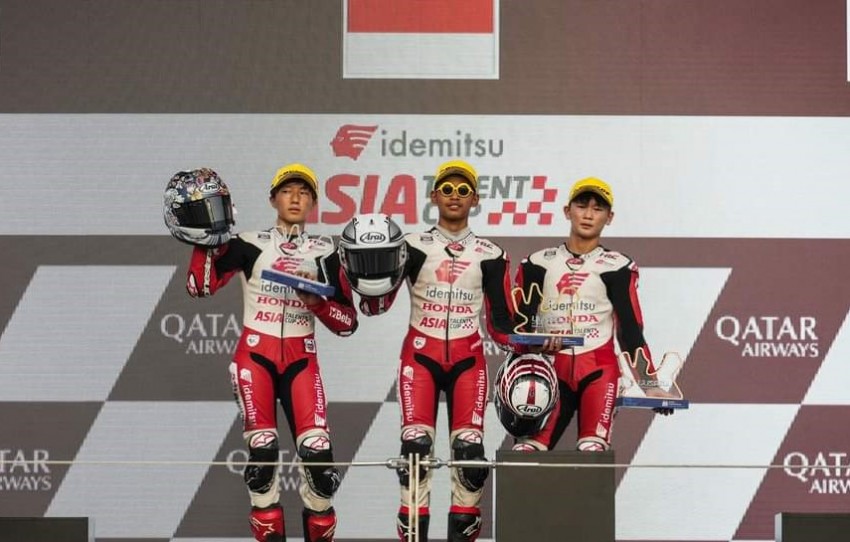 Pebalap Muda Indonesia Panen Rekor di Asia Talent Cup 2023