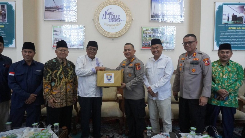 Polri Minta Masjid Al Akbar Surabaya Jaga Kondusifitas Jelang Pemilu 2024