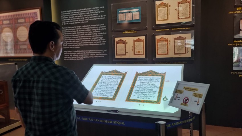 Bisa Lebih Interaktif, Museum Bayt Al-Quran Kembangkan Al-Quran Sensor Tangan
