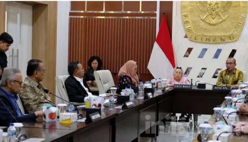 Temui Ketua KPU, Gerakan Nurasi Bangsa Harap Pemilu 2024 Adil dan Transparan