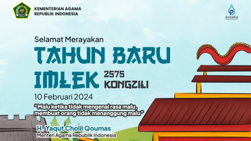 Tahun Baru Imlek: Menag Doakan Kemajuan Bangsa, Pemilu Lancar dan Ajak Hormati Perbedaan