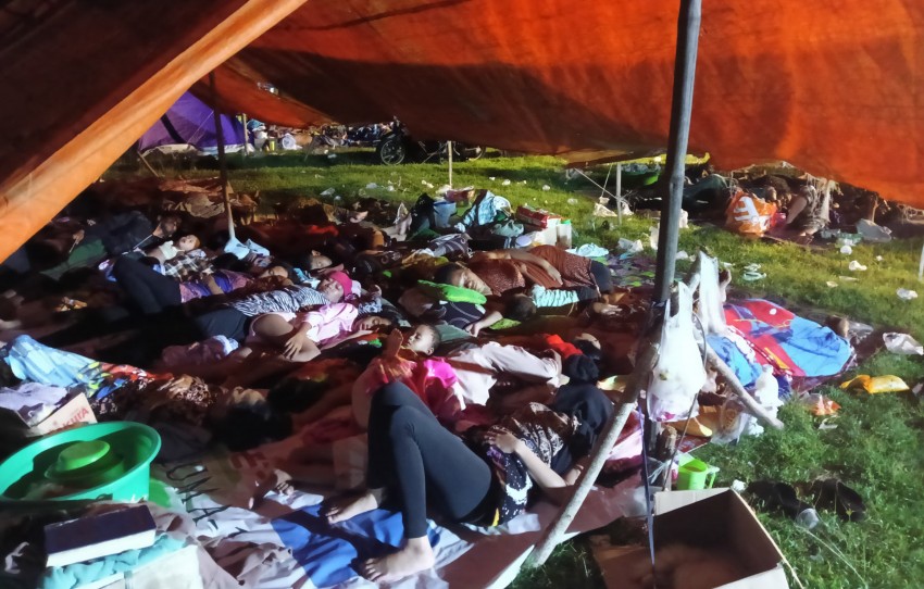 Pengungsi Gempa Bawaen Pilih di Tenda Darurat, Gusdurian Peduli Turunkan Relawan