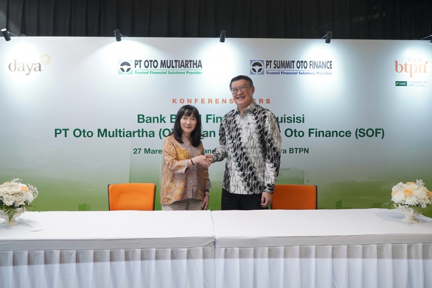 BTPN Resmi Akusisi PT Oto Multiartha (OTO) dan PT Summit Oto Finance (SOF)