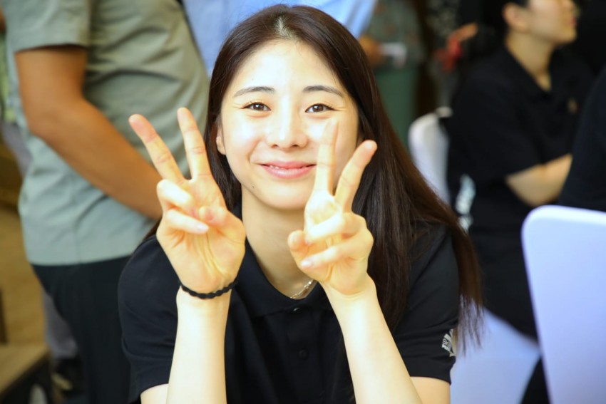 Senang Ada di Indonesia, Pemain Red Sparks Park Hye-min Minta Buah Manggis dan Mangga ke Menpora