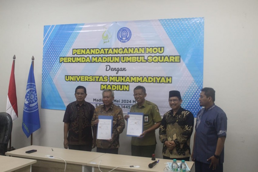 UMJT dan Perumda Madiun Umbul Square MoU Catur Darma Perguruan Tinggi