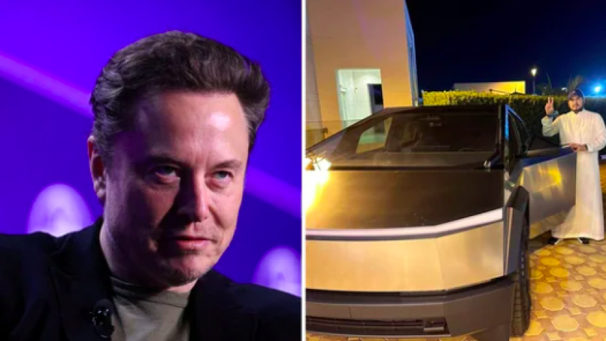 Pangeran Arab Foto dengan Mobil Mewah, Elon Musk Komen Keren