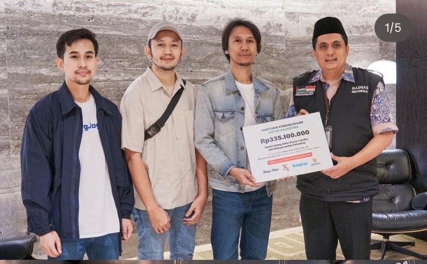 Lelang Gitar untuk Gaza, Eross Sheila On 7 Hasilkan Rp335 Juta