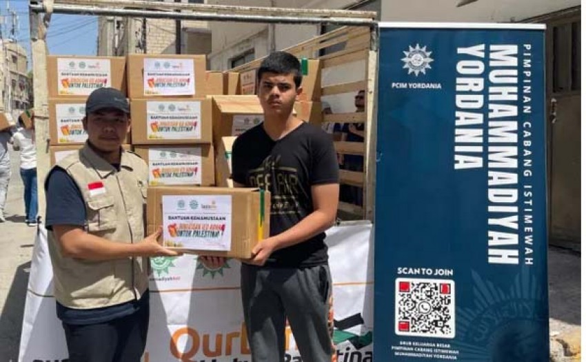 Muhammadiyah Salurkan Daging Qurbanmu ke Pengungsi Palestina di Yordania