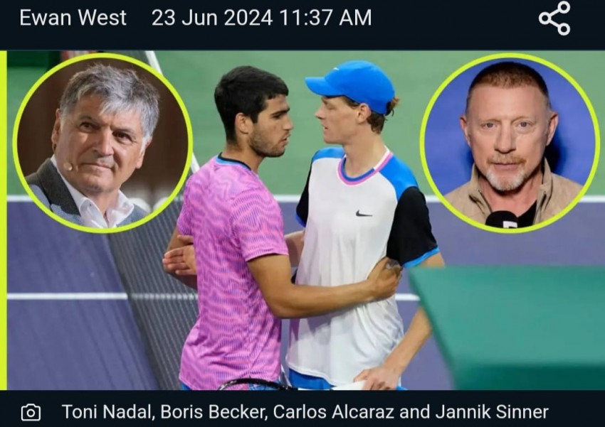 Boris Becker VS Toni Nadal Berdebat Soal Alcaraz-Sinner, Siapa Yang Terbaik