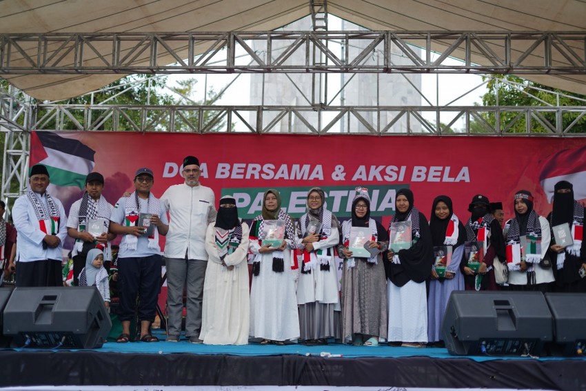 LMI Inisiasi Agenda All Eyes On Rafah, Ratusan Warga Sidoarjo Hadir