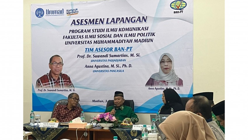 Rektor UMMAD Optimis Hasil Assesmen Prodi Ilkom Akan Dapat Status Baik Sekali