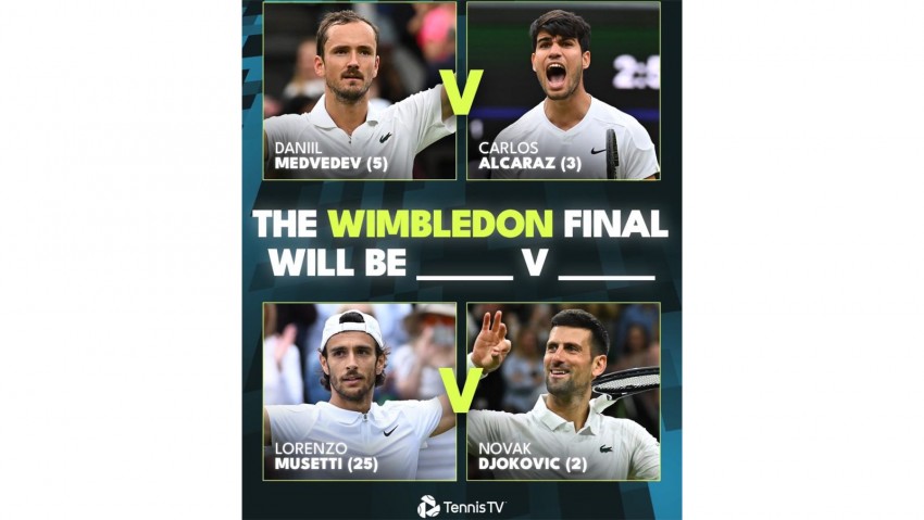 Alcaraz Diuji Medvedev, Djokovic Diancam Musseti Siapa Yang Terbaik?