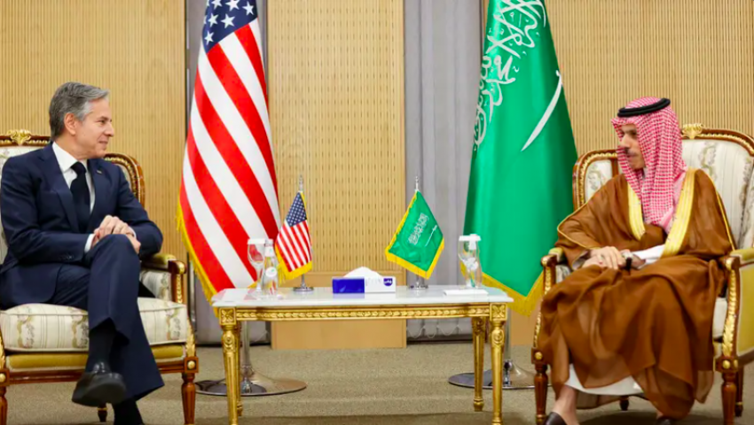 Blinken dan Menlu Arab Saudi Bahas Gencatan Senjata Gaza, Krisis Yaman, dan Perundingan Damai Sudan