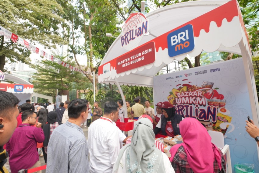 Rayakan HUT ke-79 RI, BRI Hadirkan Bazaar UMKM BRILiaN Pada Gelaran BRILiaN Independence Week