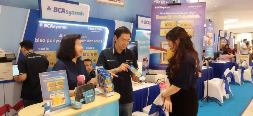 BCA Syariah Bandung Mencatat Lonjakan Minat Investasi Emas di Tengah Gelaran BCA EXPO 2024