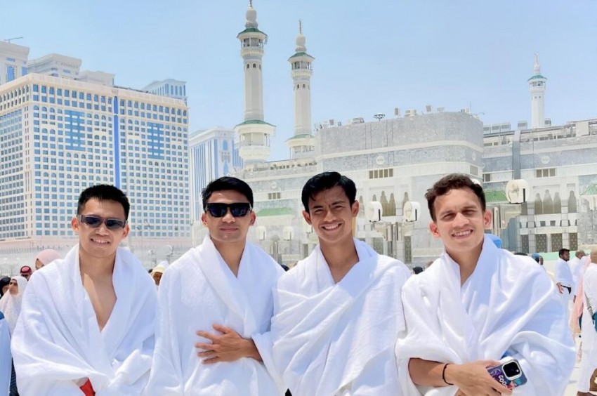 Momen Spiritual Skuad Garuda: Umrah Jelang Laga Panas Kontra Arab Saudi