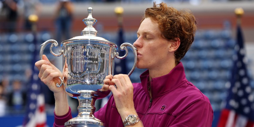 Juarai US Open, Jannik Sinner Permalukan Taylor Fritz di Kandang Sendiri, Alcaraz Kasih Selamat