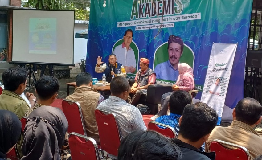 Sambangi Kampus UB Malang, Anas Urbaningrum Ingatkan Peran Aktif Mahasiswa dalam Demokrasi