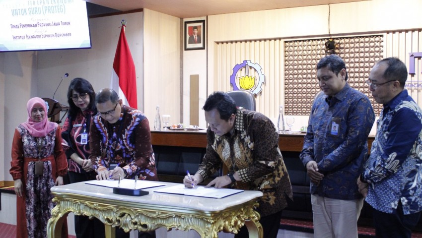 Perjuangkan Kesejahteraan Guru, ITS Gandeng Dinas Pendidikan Jatim Luncurkan Proteg