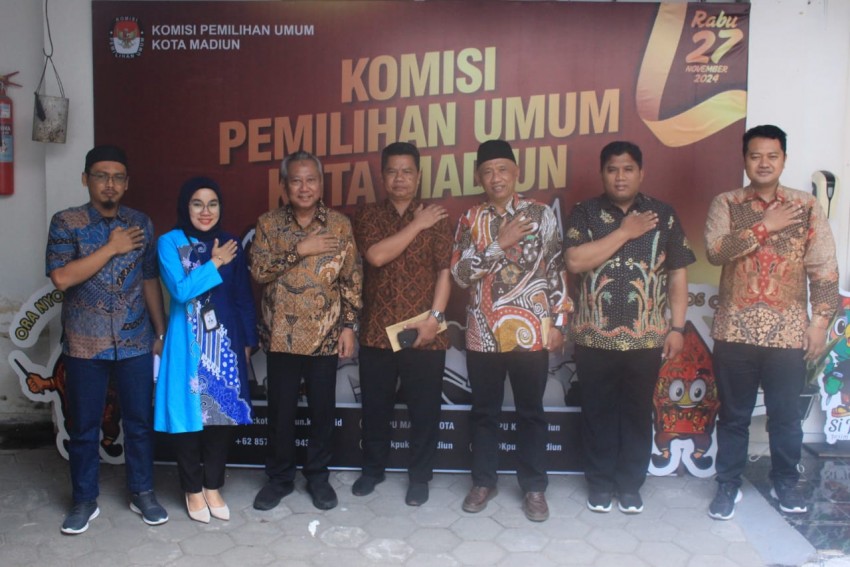 KPU Kota Madiun Gandeng Rektor UMMAD Jadi Tim Perumus Materi Debat Pilkada