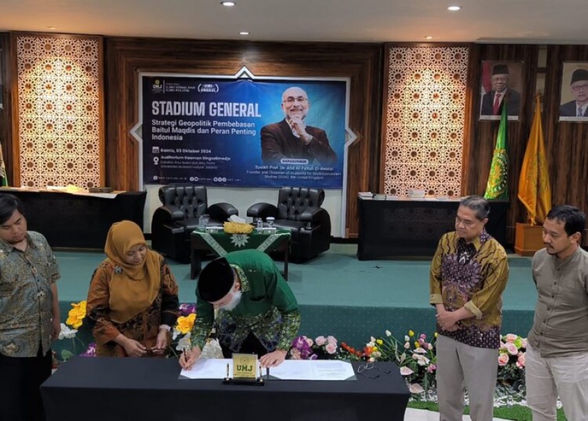 Prof Makmun Murod:UMJ Buka Program Baru Pada Islamic Jerusalem Studies