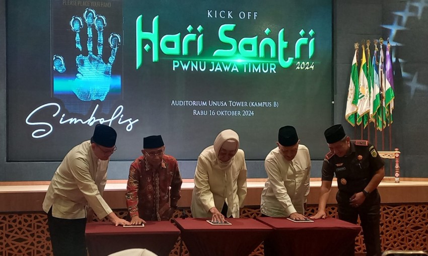 PWNU Jatim Lakukan Kick Off Hari Santri 2024 di Unusa