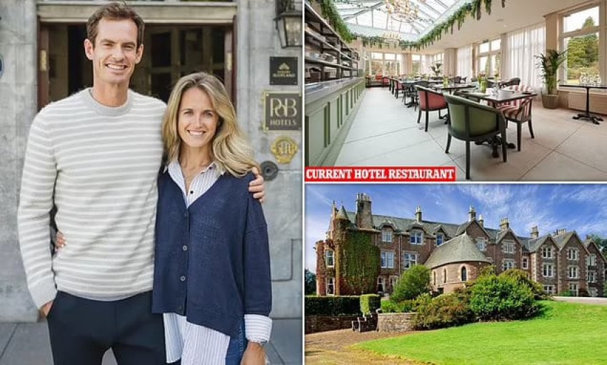 Pensiun dari Tenis, Andy Murray Buka Restoran di Hotel Mewah Bintang 5 Miliknya