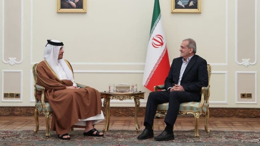 PM Qatar Bertemu Presiden Iran, Bahas Krisis Gaza dan Lebanon di Tehran