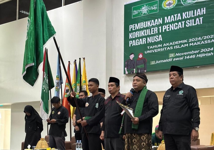 Seribu Mahasiswa UIM Ikuti Pembukaan Mata Kuliah Ko-Kurikuler Pencak Silat Pagar Nusa