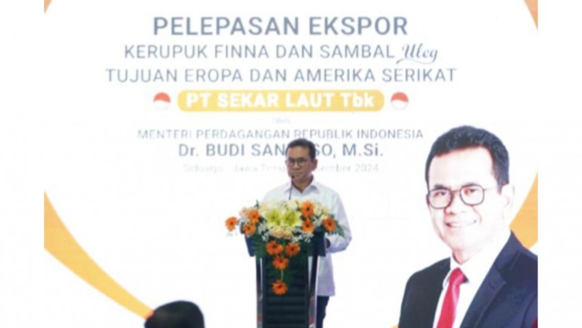 Lepas Ekspor Makanan Olahan Rp7,2 Miliar, Mendag Budi: Berani Inovasi dan Siap Adaptasi Jadi Kunci UMKM Naik Kelas