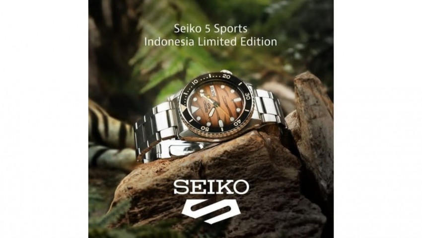 Seiko Rilis Jam Tangan Berdesain Harimau Sumatera Seharga Rp5 Juta