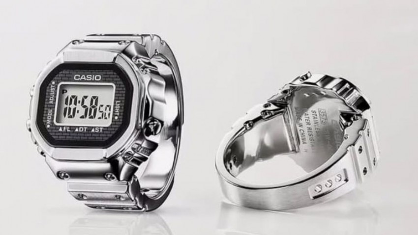 Casio Rilis Jam Tangan Digital Berbentuk Cincin Berdesain Ikonik