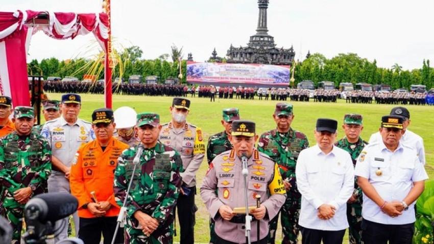 141.605 Personel TNI-Polri Diterjunkan untuk Amankan Nataru