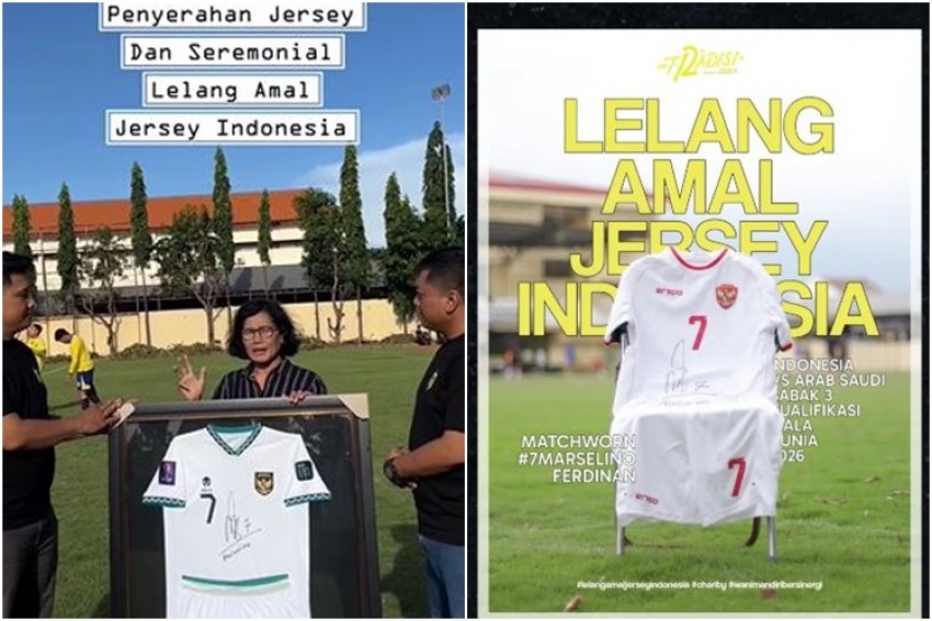 Berhati Mulia, Marselino Ferdinan Lelang Jerseynya untuk Bantu Renovasi Sekolah