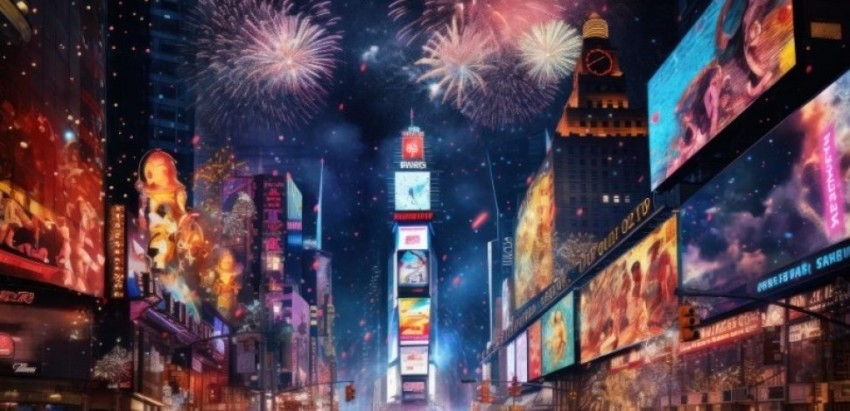 Time Square New York Siap Sambut Jutaan Orang untuk Rayakan Tahun Baru
