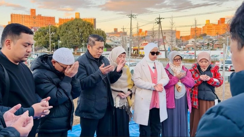 Putri Ariani Hadiri Groundbreaking Masjid As-Sholihin di Jepang, Jadi Pusat Peradaban Islam di Yokohama