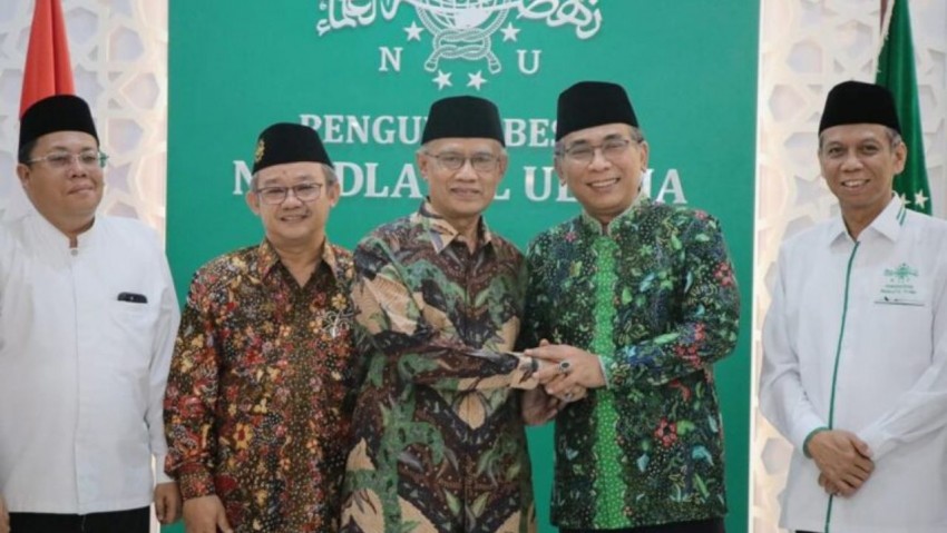 Dua Tokoh Ormas Islam Terbesar NU-Muhamnadiyah Bertemu, Indonesia Menjadi Indah