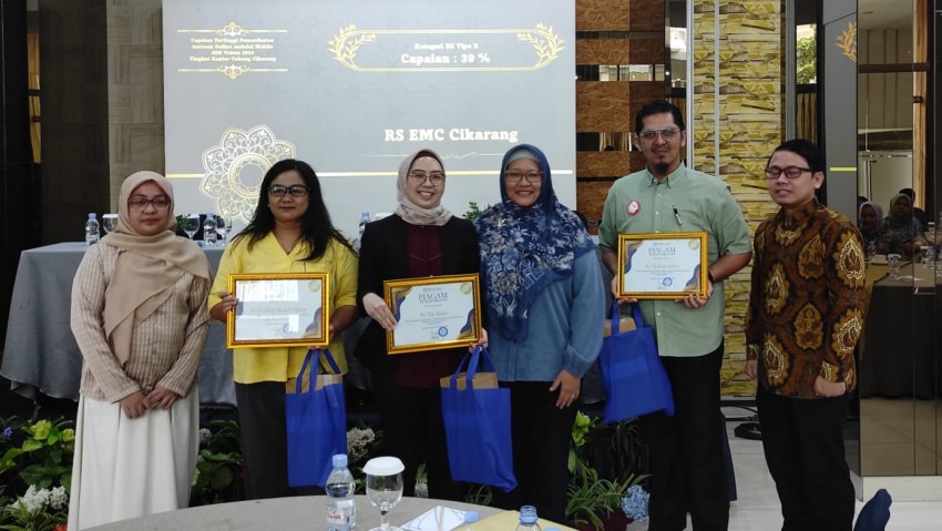RS Ridhoka Salma Raih Penghargaan sebagai Rumah Sakit dengan Capaian Kepatuhan Tertinggi Kontrak Kerja Sama 2024