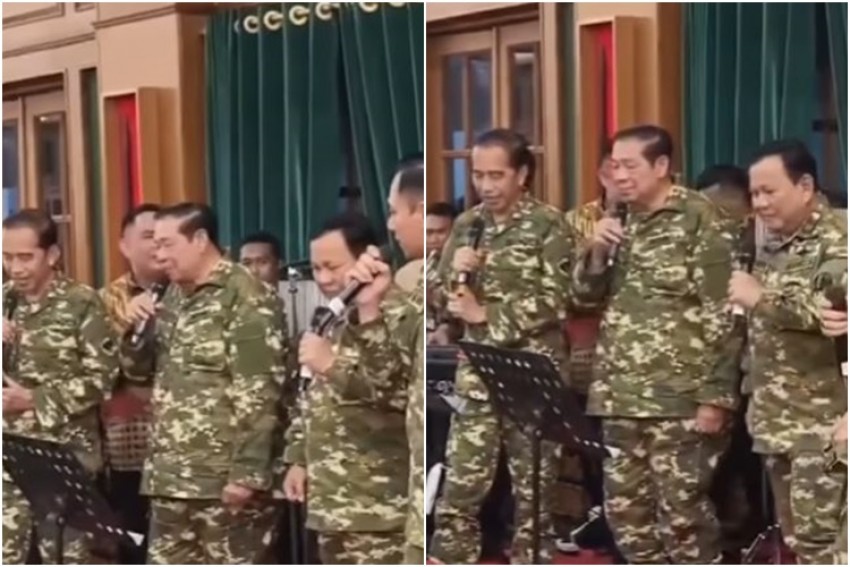 Momen Langka 3 Presiden RI Nyanyi Bareng 'Koyo Jogja Istimewa' di Retret Kepala Daerah Akmil Magelang