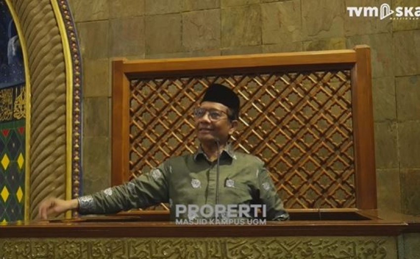 Di Ceramah UGM, Mahfud MD Singgung Suara 16 Persen sampai Pemerintahan yang Adil